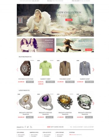 Shop thời trang WordPress theme