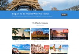 Theme thiết kế web du lịch WordPress, Website du lịch